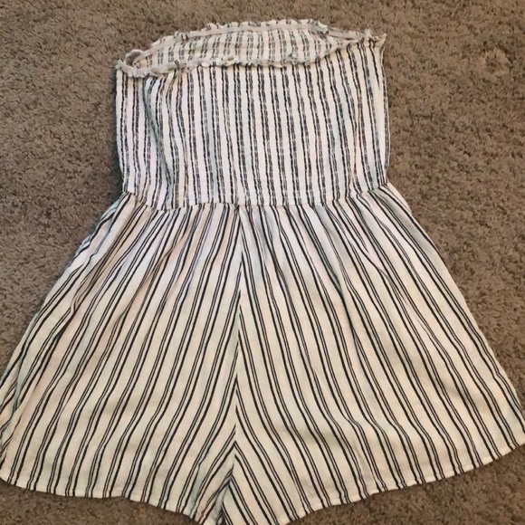 Striped Romper - Picture 2 of 2
